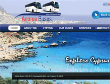 Tablet Screenshot of androsbuses.com